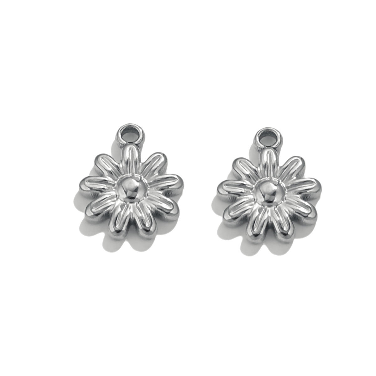Silver Flower Charm
