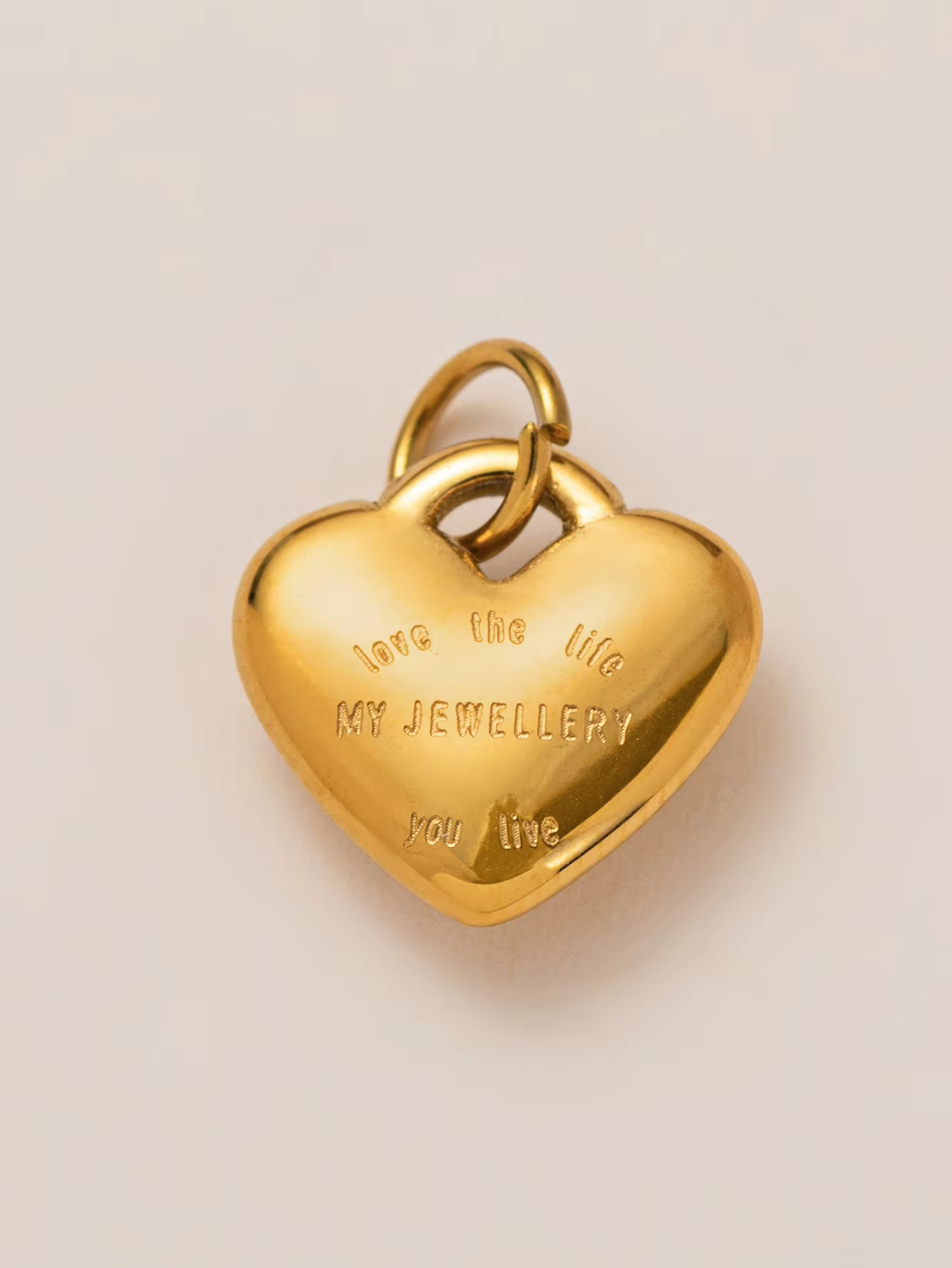 Gold Heart Charm