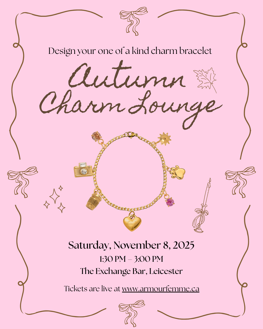 š  Autumn Charm Lounge: Make Your Custom Charm Bracelet