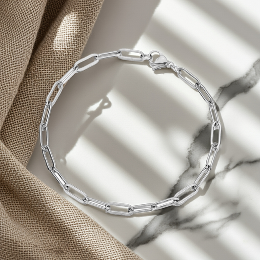 Silver Edge Bracelet
