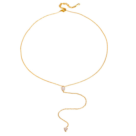Golden Cascade Necklace