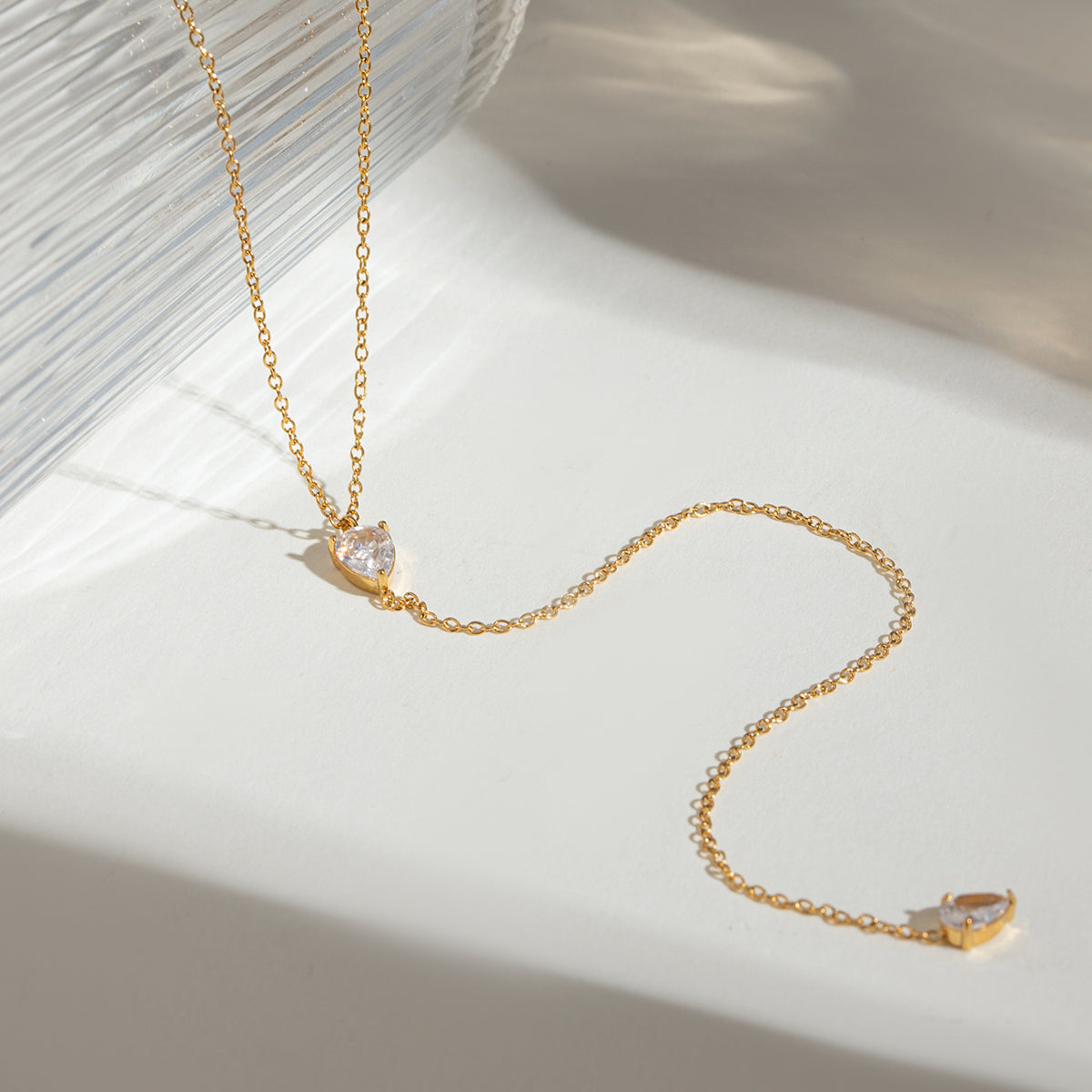 Golden Cascade Necklace
