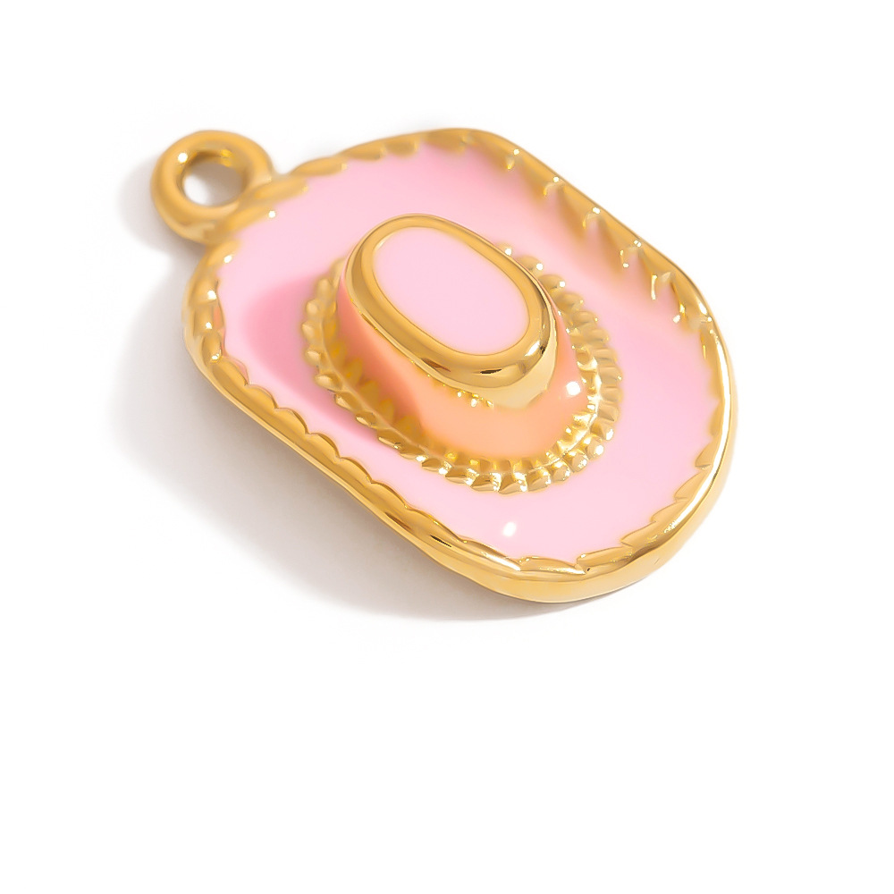 Pink Cowboy Hat Charm
