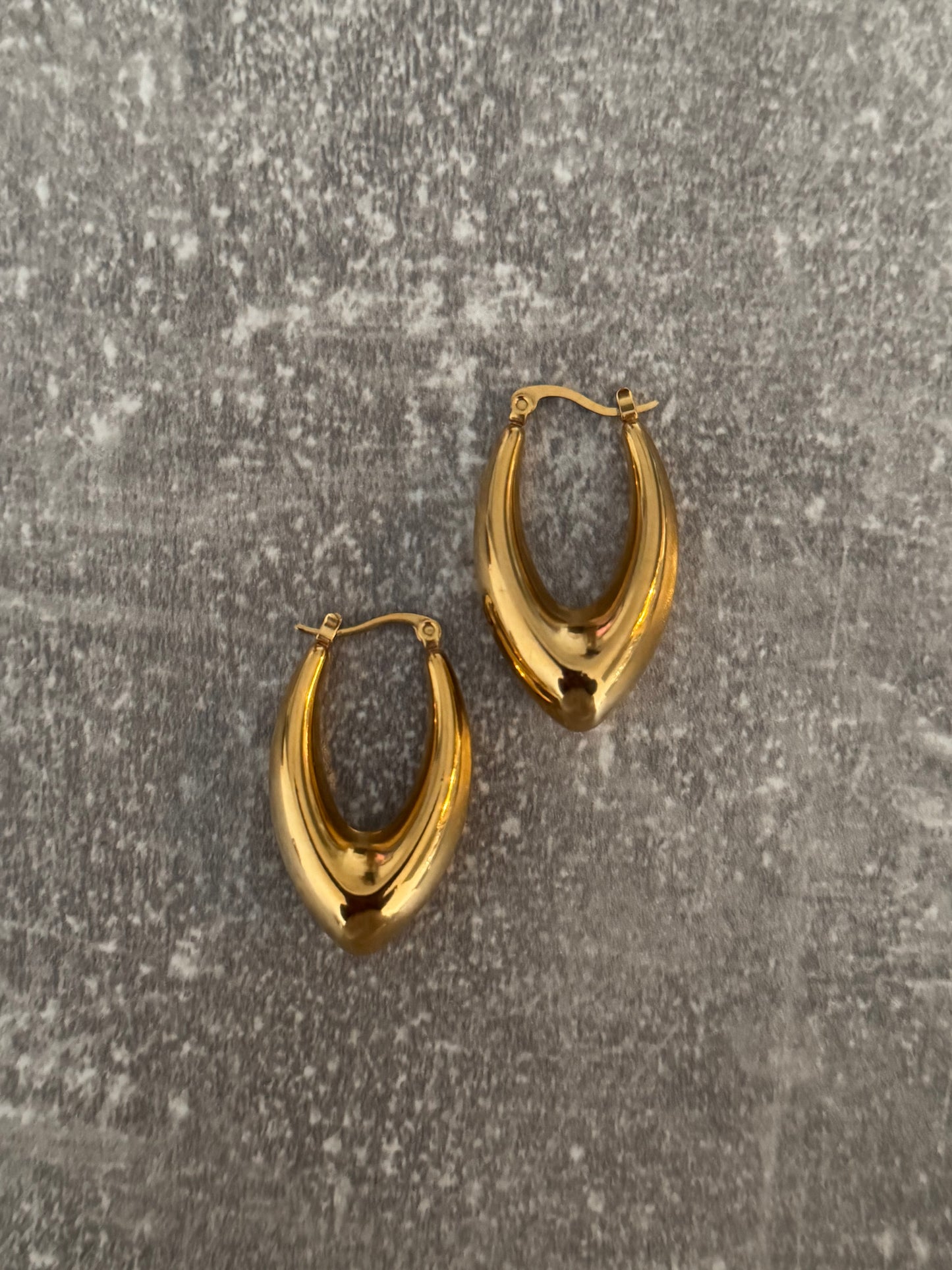 Chic Oval Hoops